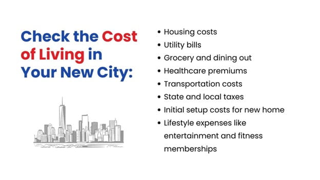Check the Cost of Living in Your New City