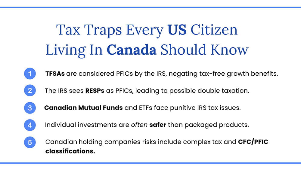 FINANCIAL AND TAX PLANNING for US citizens living in Canada 1